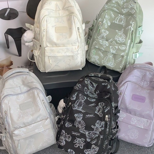 2024 new compact and fresh appearance, lightweight and large capacity backpack for girls, fashionable and cool casual backpack for boys and girls