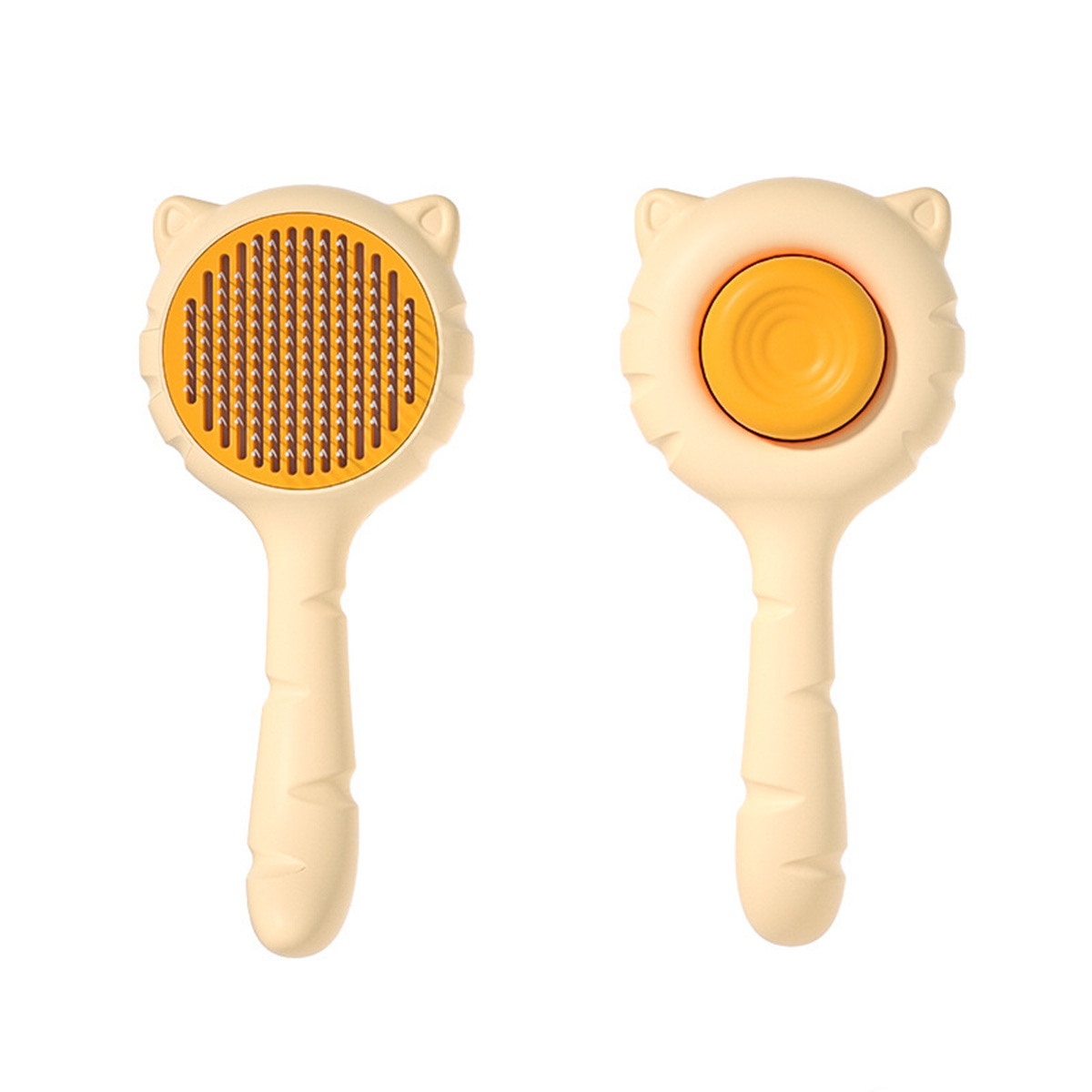 Halloween pet comb cat ear type dog cat comb floating hair removal brush one click comb