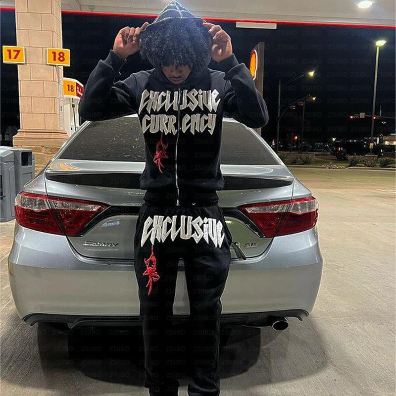 Y2K Clothing Diamond Printing Spider Web Pattern Zipper Hoodie Gothic Rhinestone Street Sweater Unisex Jacket Womens 240925