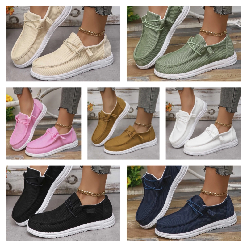 Canvas Summer Casual Sneakers Women New Breathable Cloth Loafers Platform Woman Designer Shoes atos De MujerL2464