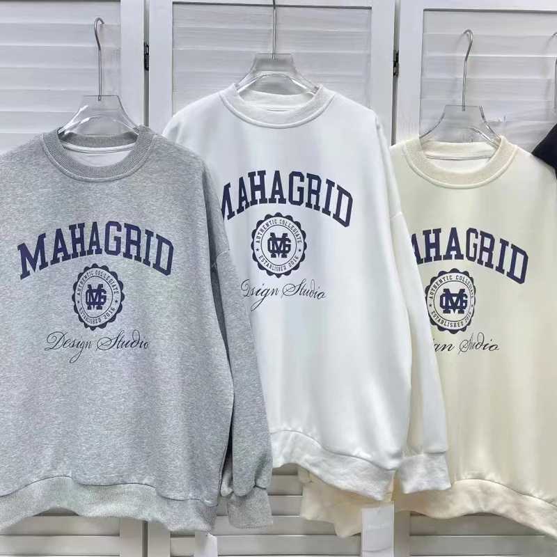 Fashion Style MGD Hoodies Classic Round Neck Hoodie Doodle Letter Printing Korean Style All-match MGD Sweatshirts PulloversX240925