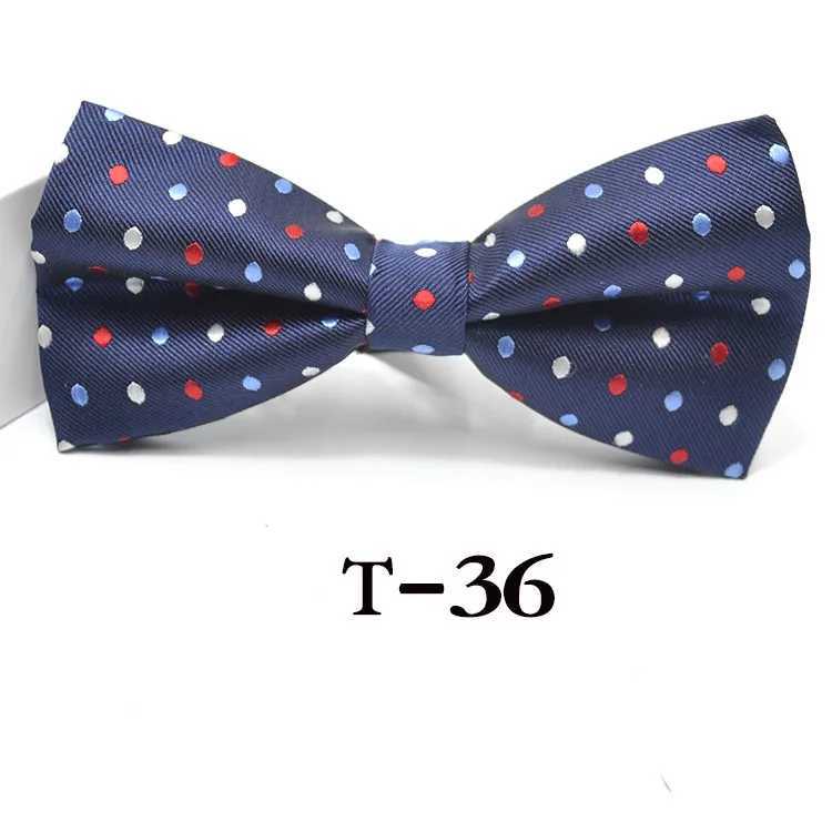 Bow mens formal striped collar mens fashion business wedding bow M dress krawatte legame gift 60 Y240925