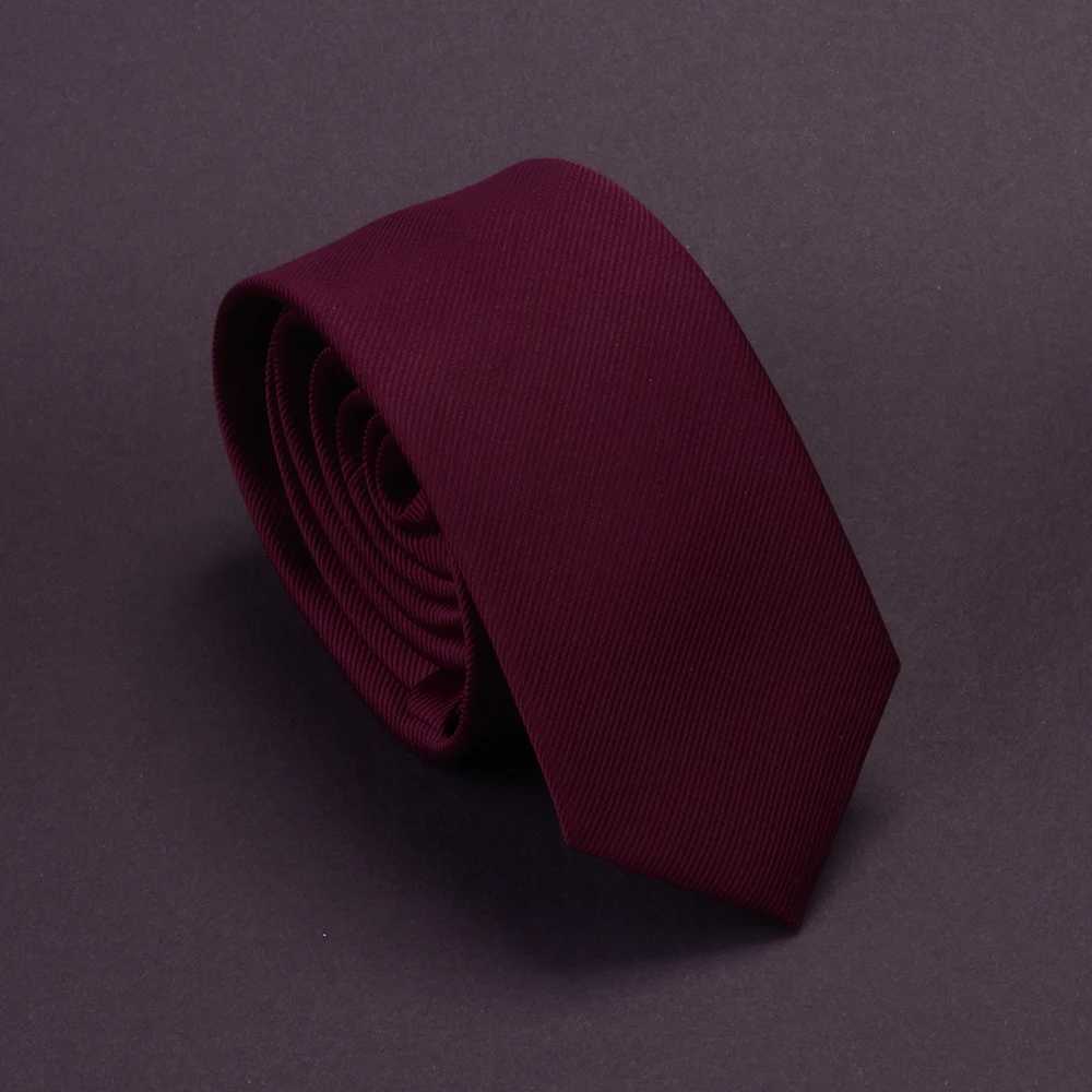 GUSLESON Mens Solid Navy Blue Classic Tie Bridal Green 6cm Ultra Thin Neck Tie Wedding Tie Mens Tight Gro Tie Y240925