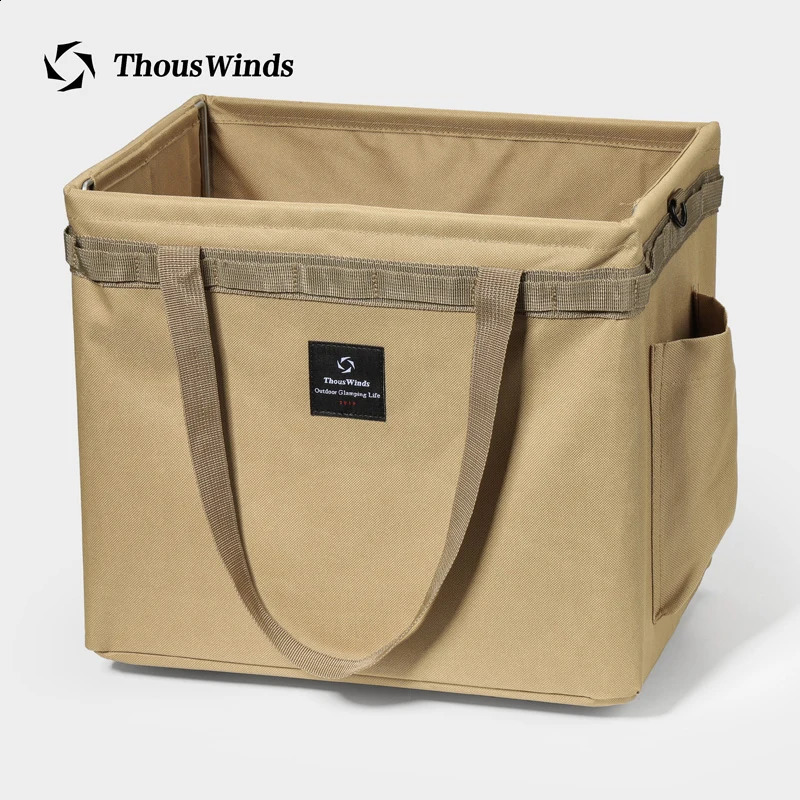 Wind portable camping bag outdoor large capacity storage 1000D polyester picnic travel supplies 240724