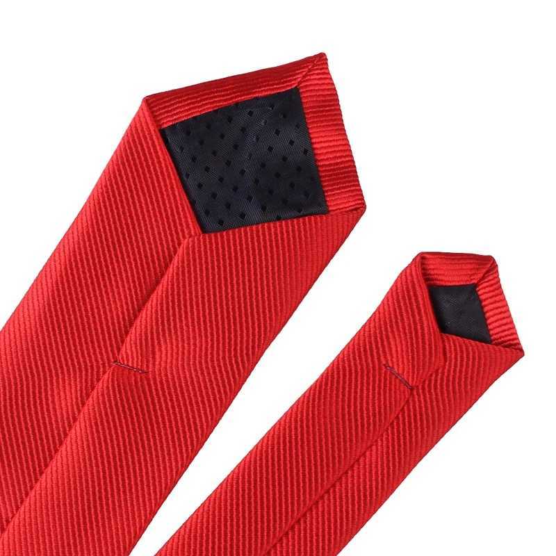 Mens casual tight tie Gravatas business mens tie Corbatas 6cm wide Gro tie Y240925