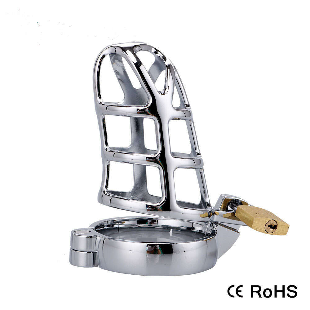 Male chastity lock chastity lock chastity belt penis cb lock jj birdcage abstinence device s sex toy props