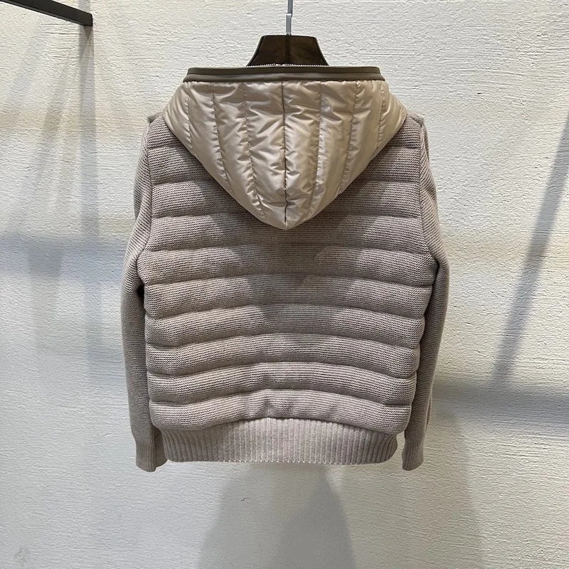 Imported Mink and Cashmere Coat for Womens High End Short Fur Splicing Knitted White Quality Leather Jacket 240924