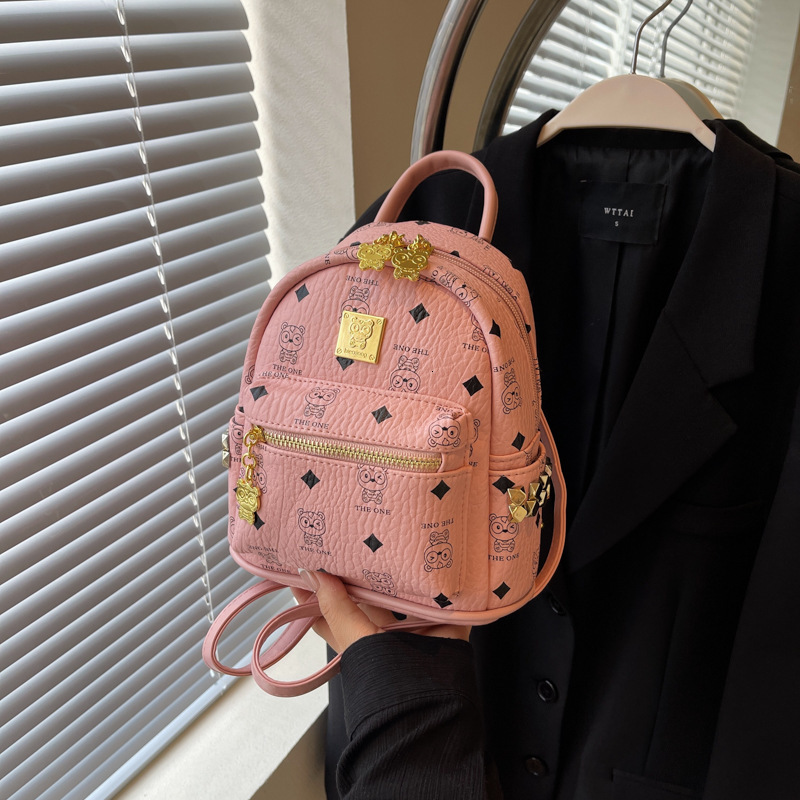 Backpack women's backpack 2025 new autumn niche fashion high-end sense large capacity versatile college student leisure bag