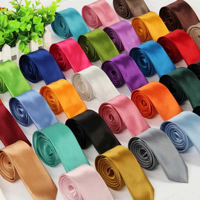 Mens ADT 5cm Tie Solid New Collar Fashion Full Collar Colorful Krawatte Tie Gift Party Shirt FA101 Y240925