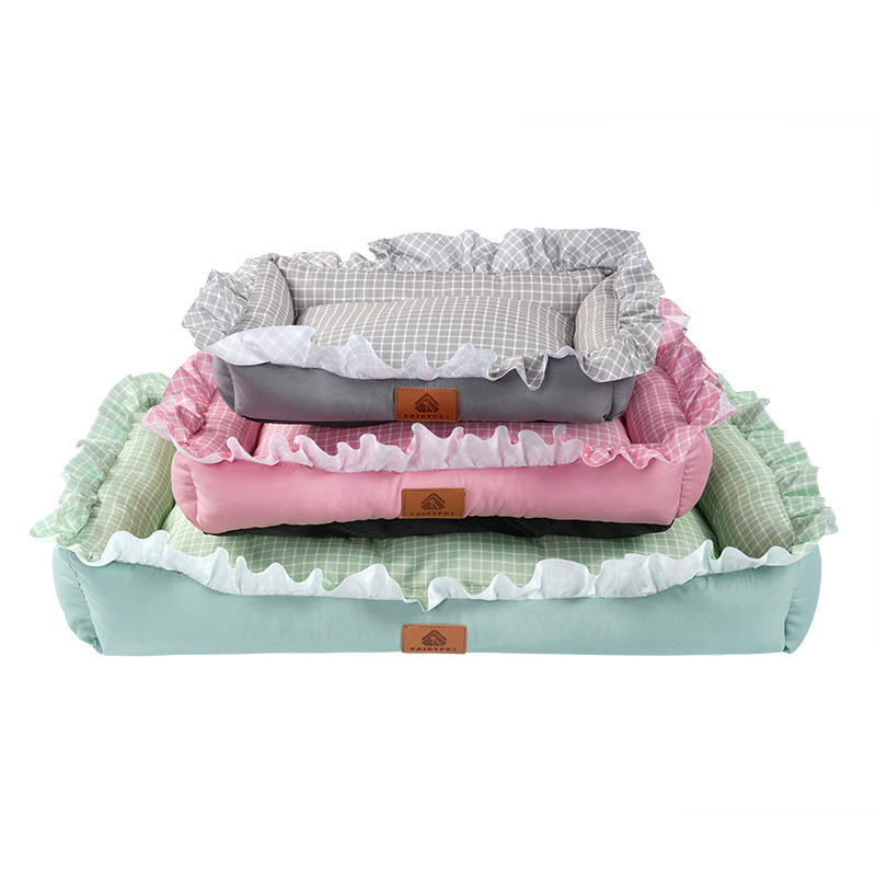 Small Dog Pet Fashion Fresh Square Wholesale Mat Summer Cool Nest House Cat Bed
