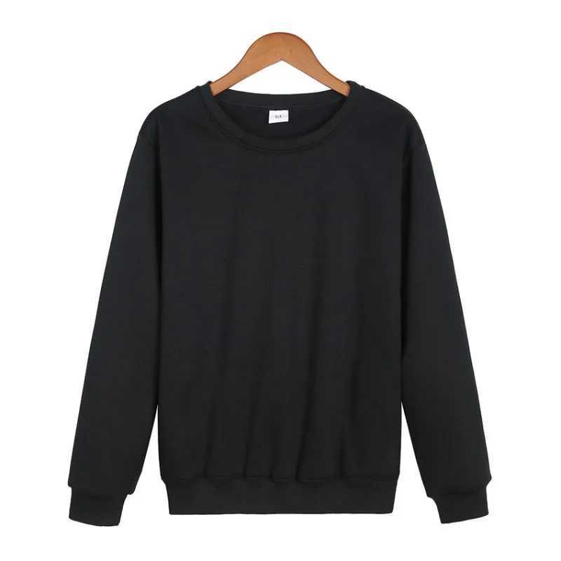 Mens Crew Neck Sweatshirt Thick Loose Fit Soft Basic Pullover Sweatshir Moisture Wicking Breathable XS-3XLX240925