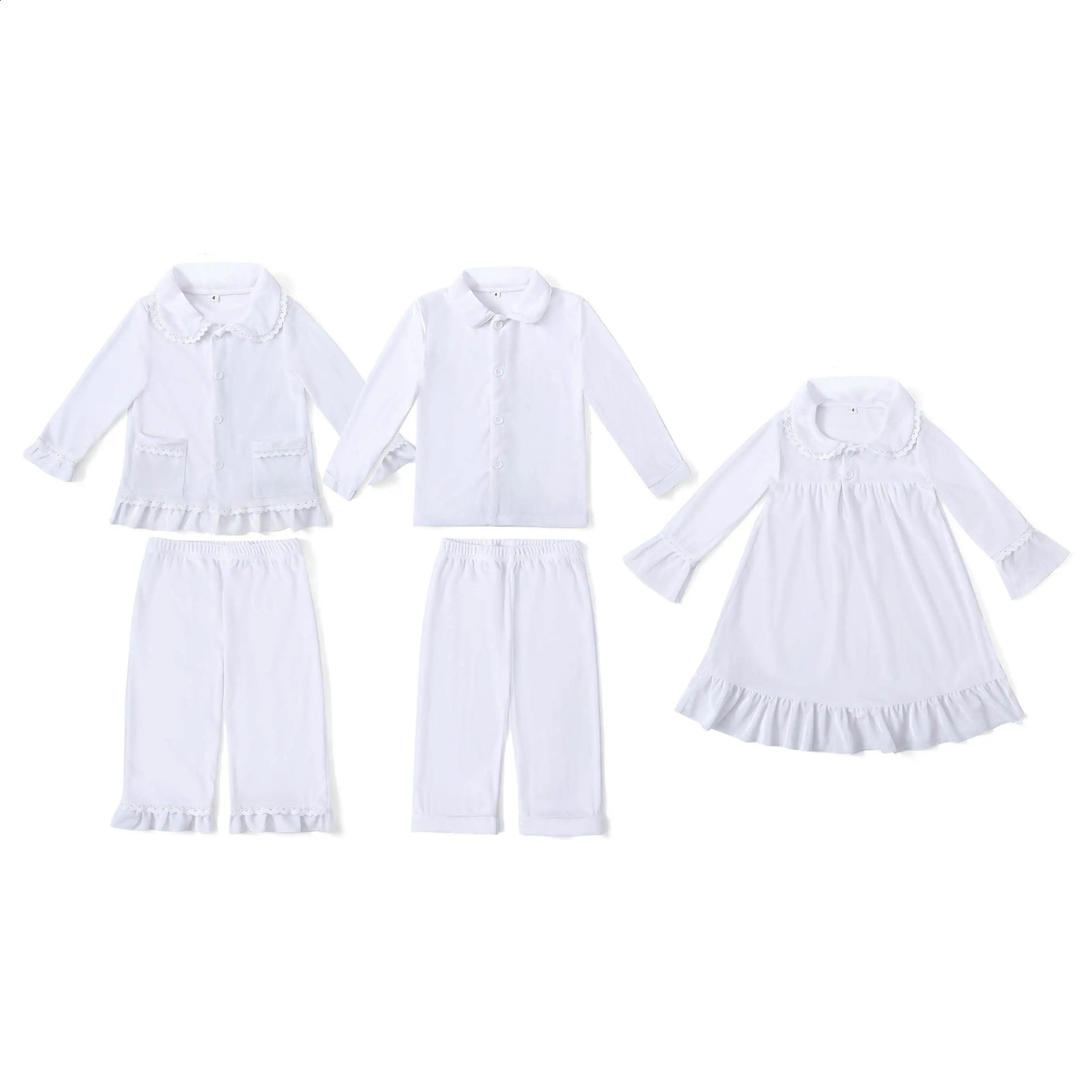 Velvet Family Matching Pjs Christmas Mother Kids Pajamas Sleepwear Baby Clothes Loungewear Red Boys Girls Pyjamas Set 240921
