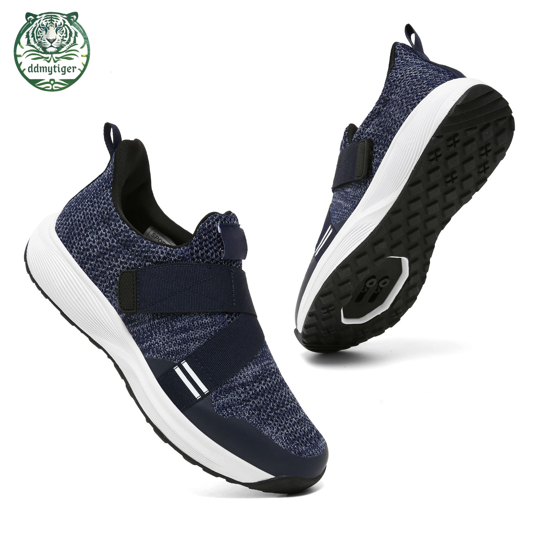 ddmytiger Large size outdoor mountain power bikes, road shoes, sports events, cycling high durability men's and women's lock shoes black A d