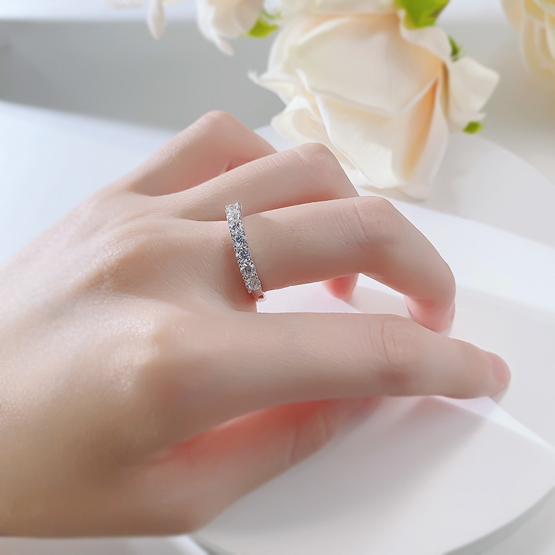 Sterg Sier Wedding Ring Set: Cubic Zirconia, Exquisite Bridal Jewelry