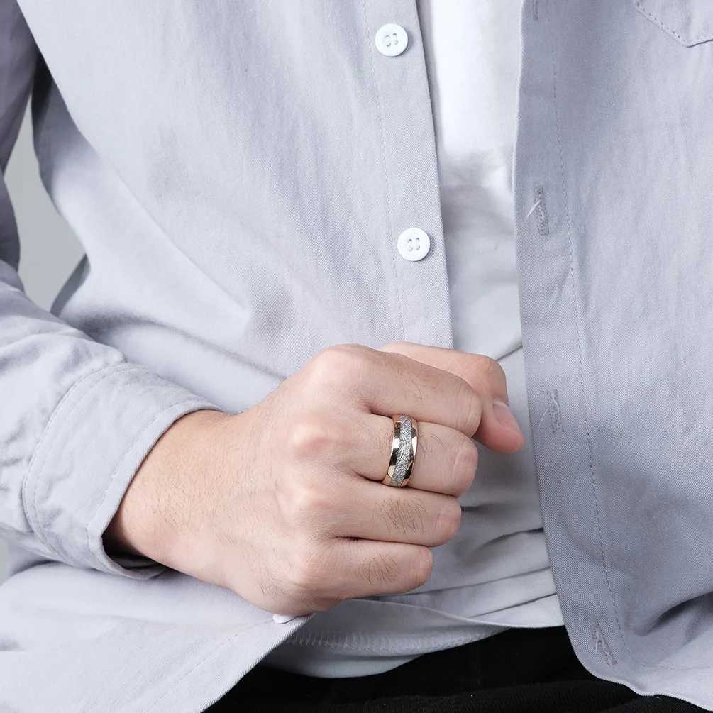 4mm/6mm/8mm rose gold colored tungsten carbide ring for mens wedding and engagement rings W240925