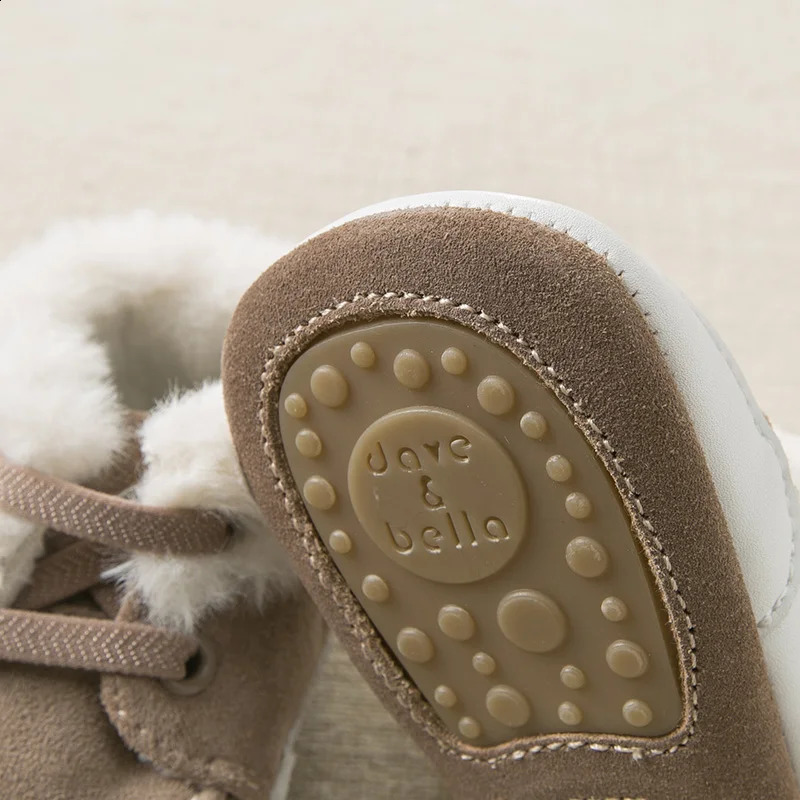 DB11596 Dave Bella Winter Baby Fashion Boots High Quality Shoes Front Walking 240925