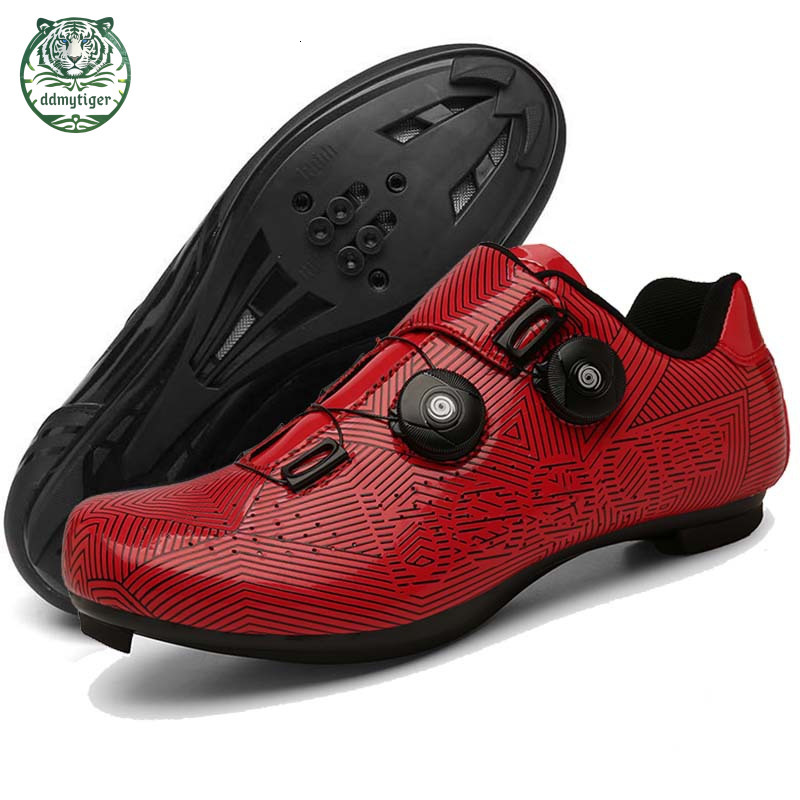 ddmytiger Professional locking men's and women's road assistance shoes, fitness spinning cycling shoes A ddmythur