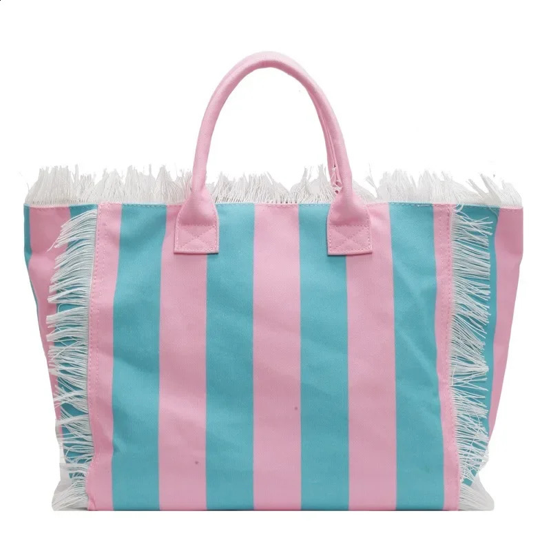 Patchwork canvas 2024 high-quality womens handbag large capacity fashionable casual shoulder bag soft handbag 240925