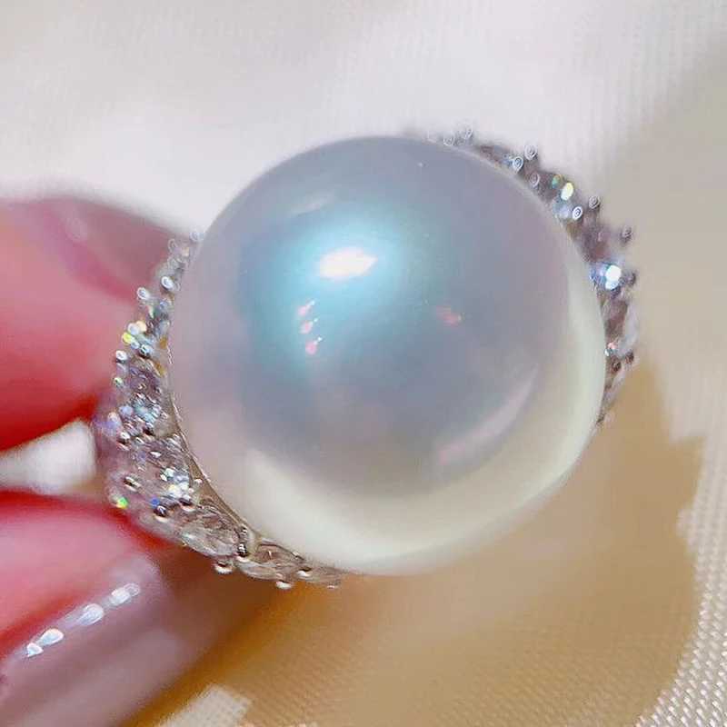 Huitan Sweet Imitation Pearl Ring Womens Engagement Wedding Party Luxury Fashion Womens Finger Accessories Eternal Jewelry 2022 W240925