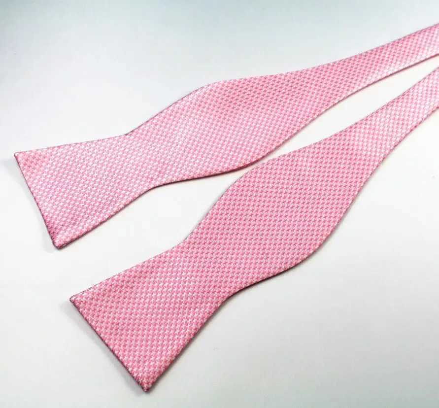 Ricnais mens self-adhesive bow adjustable bow 100% silk self-adhesive bow Paisley dot striped tie for wedding parties Y240925