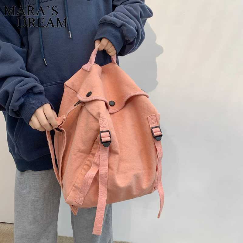 Mara Dream Canvas Messenger Bag Retro Japanese Style Women Crossbody Bag Trendy Shoulder Messenger Bag High Capacity Travel Bag Z240924