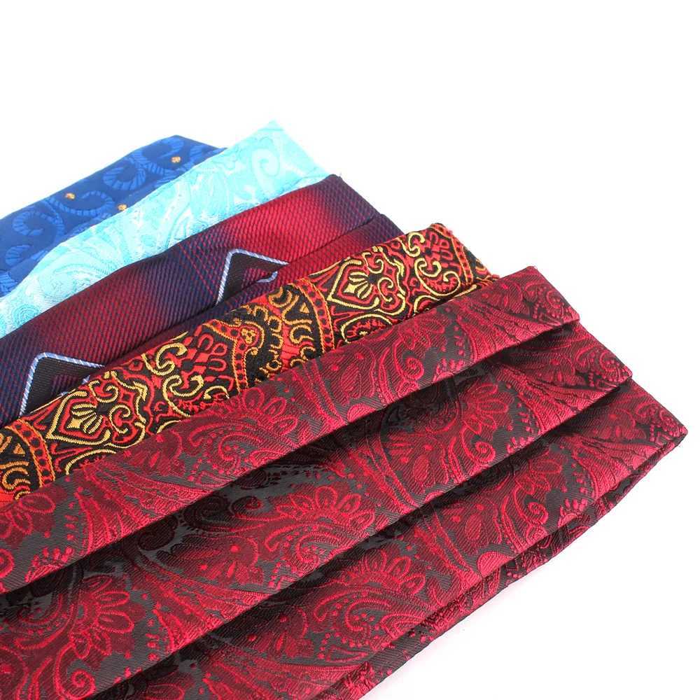 Mens Cash Ascot Tie Wedding Flower Paisley Tie Ascot Scrunch Self UK Gentleman Polter Soft Neck Tie Gift Tie Scarf Y240925