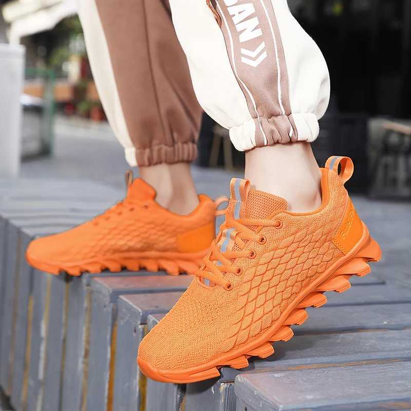 Athletic Shoes Cheap Summer Mens Breathable Sneakers Orange Running Shoes Men Athletic Shoes Outdoor Light Jogging Mens Sports Tennis Shoe Z240924