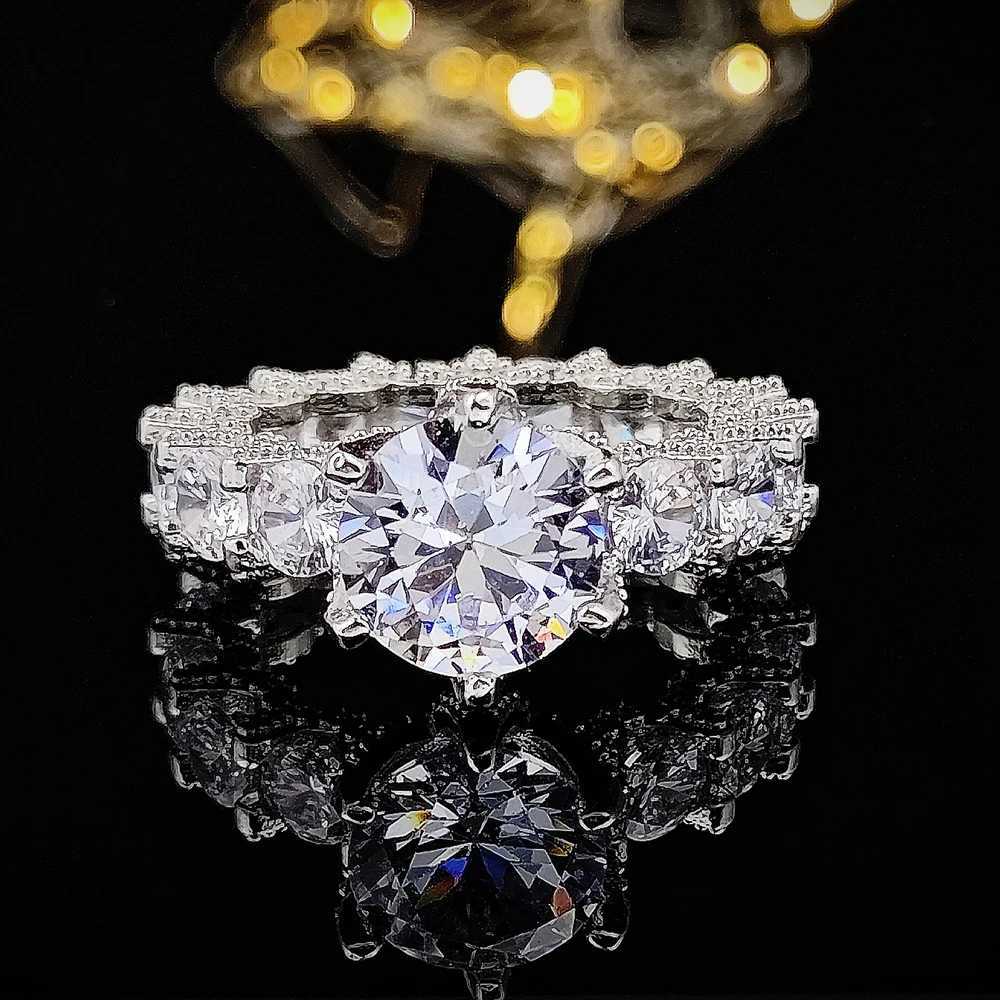 2023 Arrives Luxury Retro Silver Designer Engagement Ring Womens Party Womens Gift Finger Jewelry Wholesale R6014 W240925