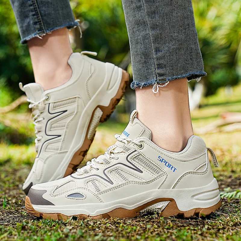 Outdoor ShoesMens Outdoor Breathable Hiking Shoes Trekking Sneaker Jogging Walking Shoes Trainer Z240924