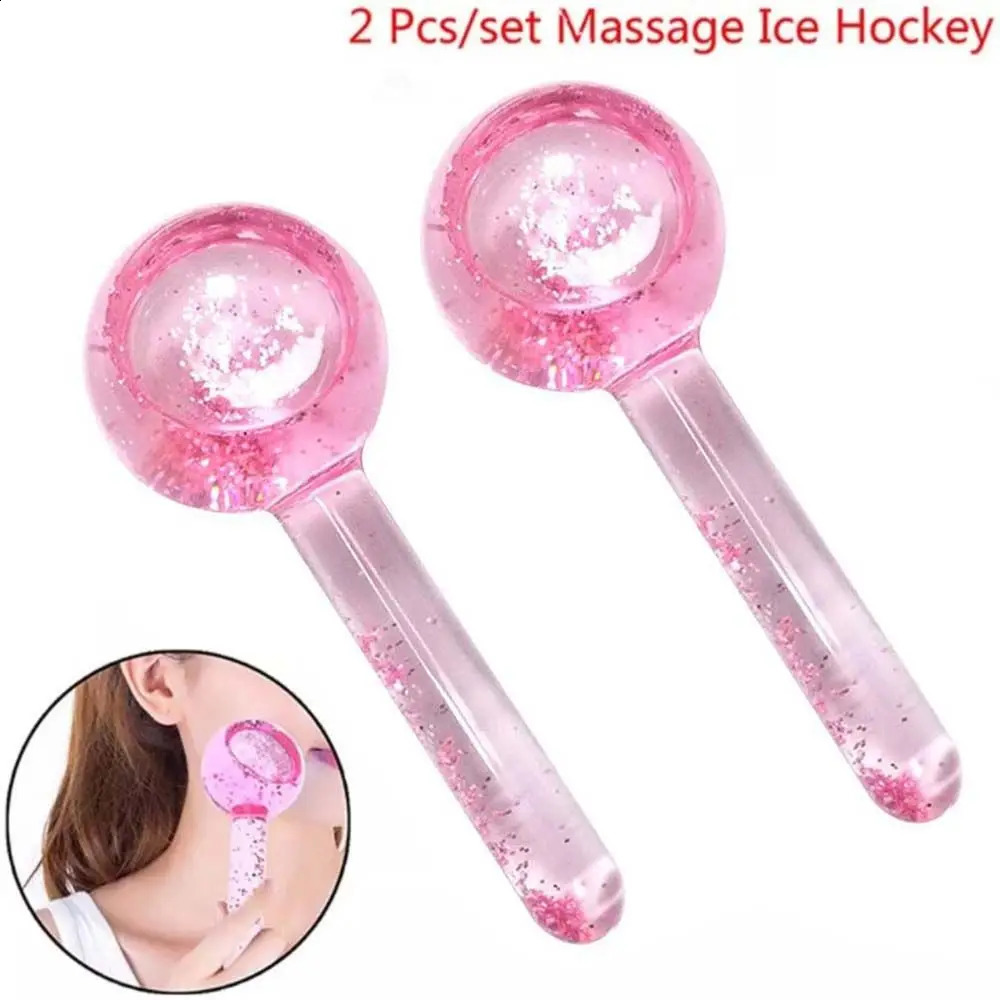 Anti aging massage ball skin care tool eye massage cooling ice hockey massage beauty ice hockey massage roller 240920