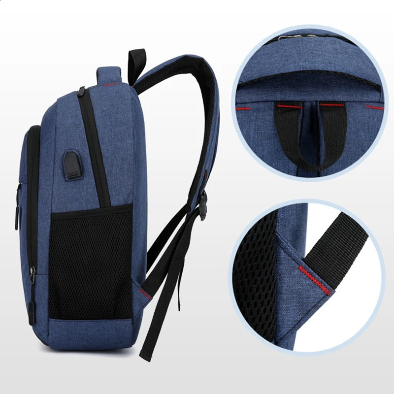 Mens BackPack Large Capacity Simple Waterproof Travel Female Student Computer Bag Schoolbag y240925