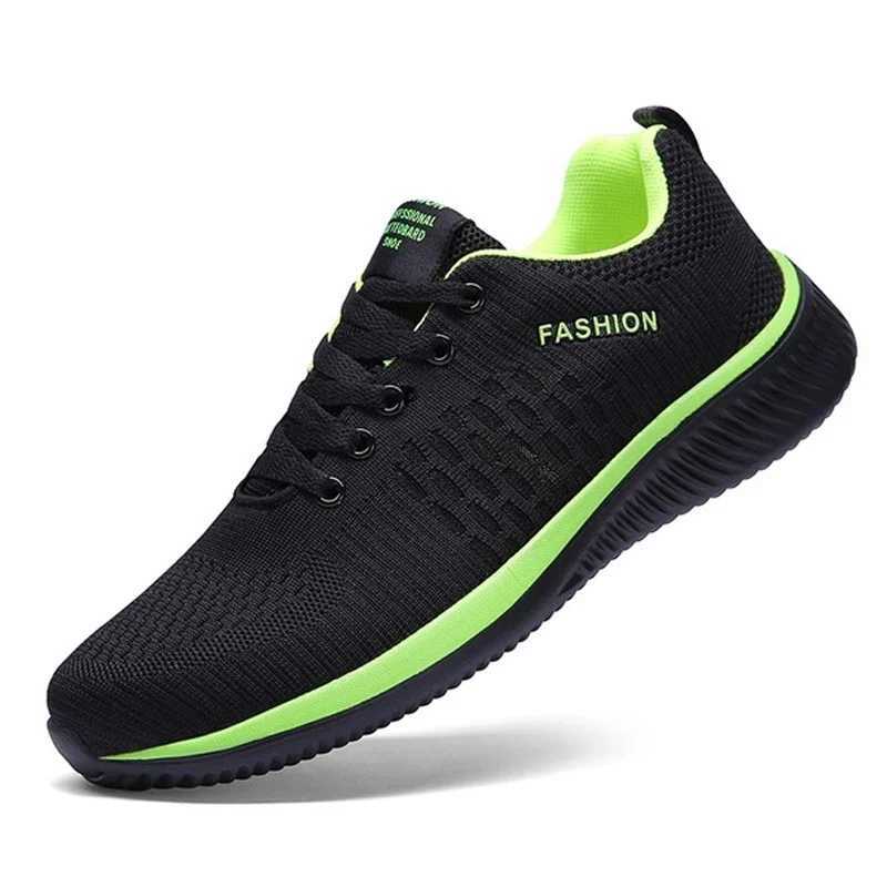 Mens running knitted shoes fashionable casual sports shoes breathable sports gym lightweight mens sports shoes casual shoes Z250319