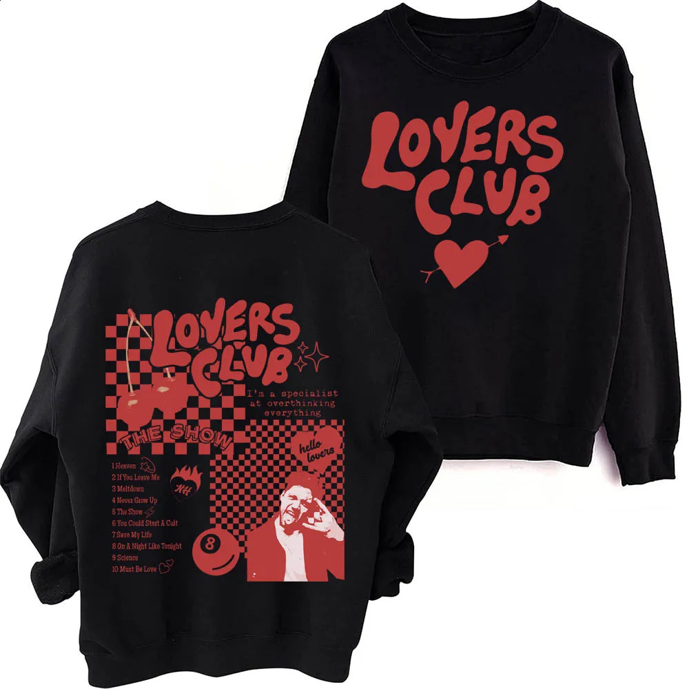 Lovers Club Niall Horan The Show Live On Tour Sweatshirt Man Woman Harajuku Round Neck Long Sleeve Oversized Sweatshirts 240925
