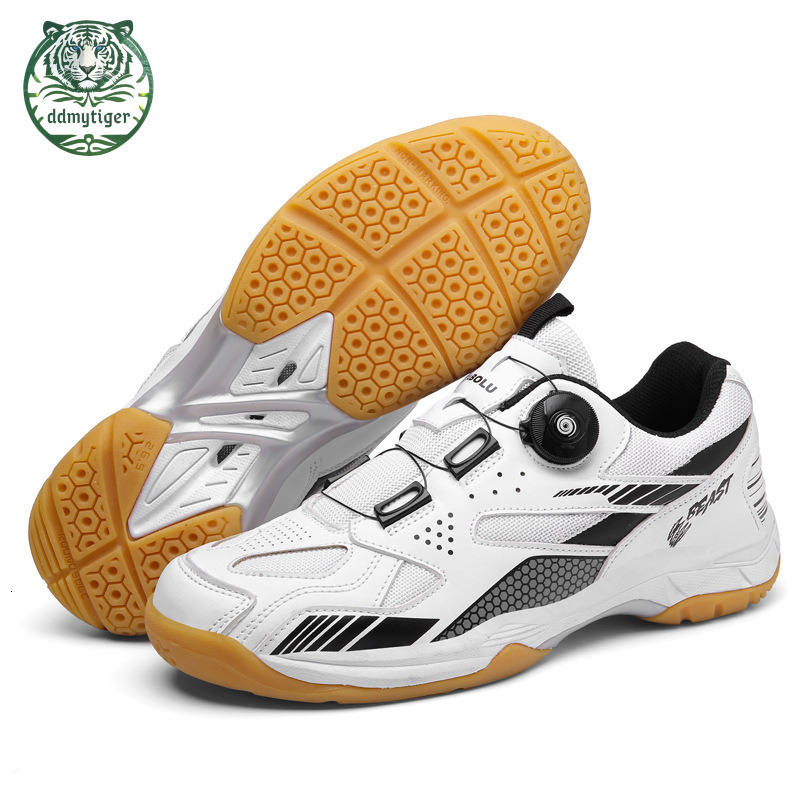 ddmytiger New couple table tennis men's and women's competition training breathable sports shoes, badminton shoes A ddmythur