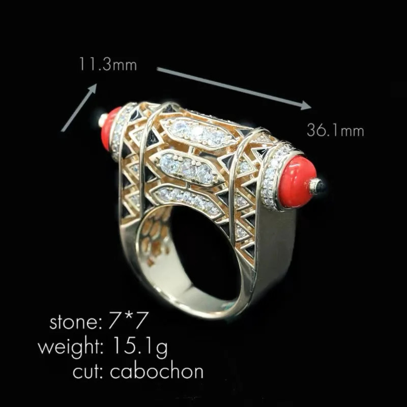 ZOCA 925 Pure Silver Ring K Gold Plated Womens Ring Pure Silver 925 Silver Jewelry Womens Ring 240925