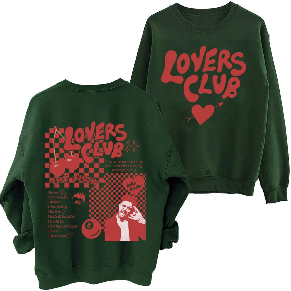 Lovers Club Niall Horan The Show Live On Tour Sweatshirt Man Woman Harajuku Round Neck Long Sleeve Oversized Sweatshirts 240925