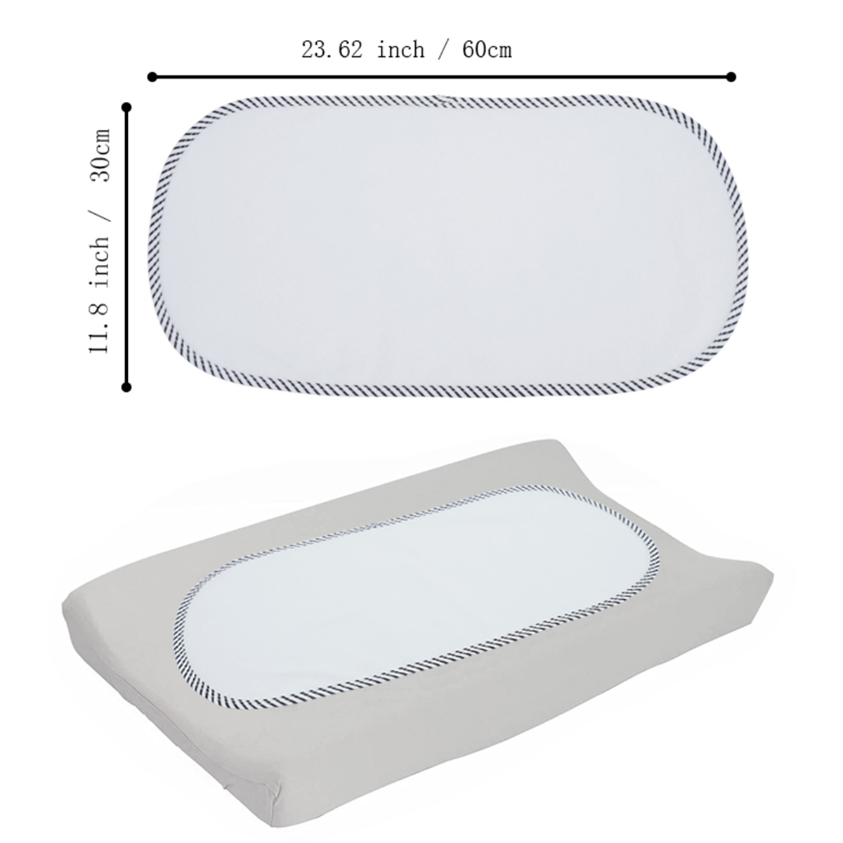 Waterproof Baby Changing Pads Set of 6 - Durable Diaper Changers (60cm x 30cm)