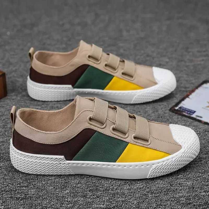 Mens Vulcanized New in Designer Sneakers Breathable Men Loafers Canvas Mocassins Soft Sole Comfortable Casual Shoes Flats M240