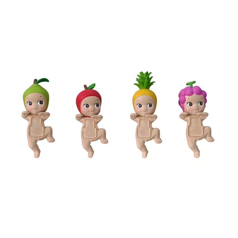 Decorated Figurines Sonny Angel Fruit Doll Series Kawaii Hippie Cartoon Surprise Pack Mystery Childrens Toys Random Bfa