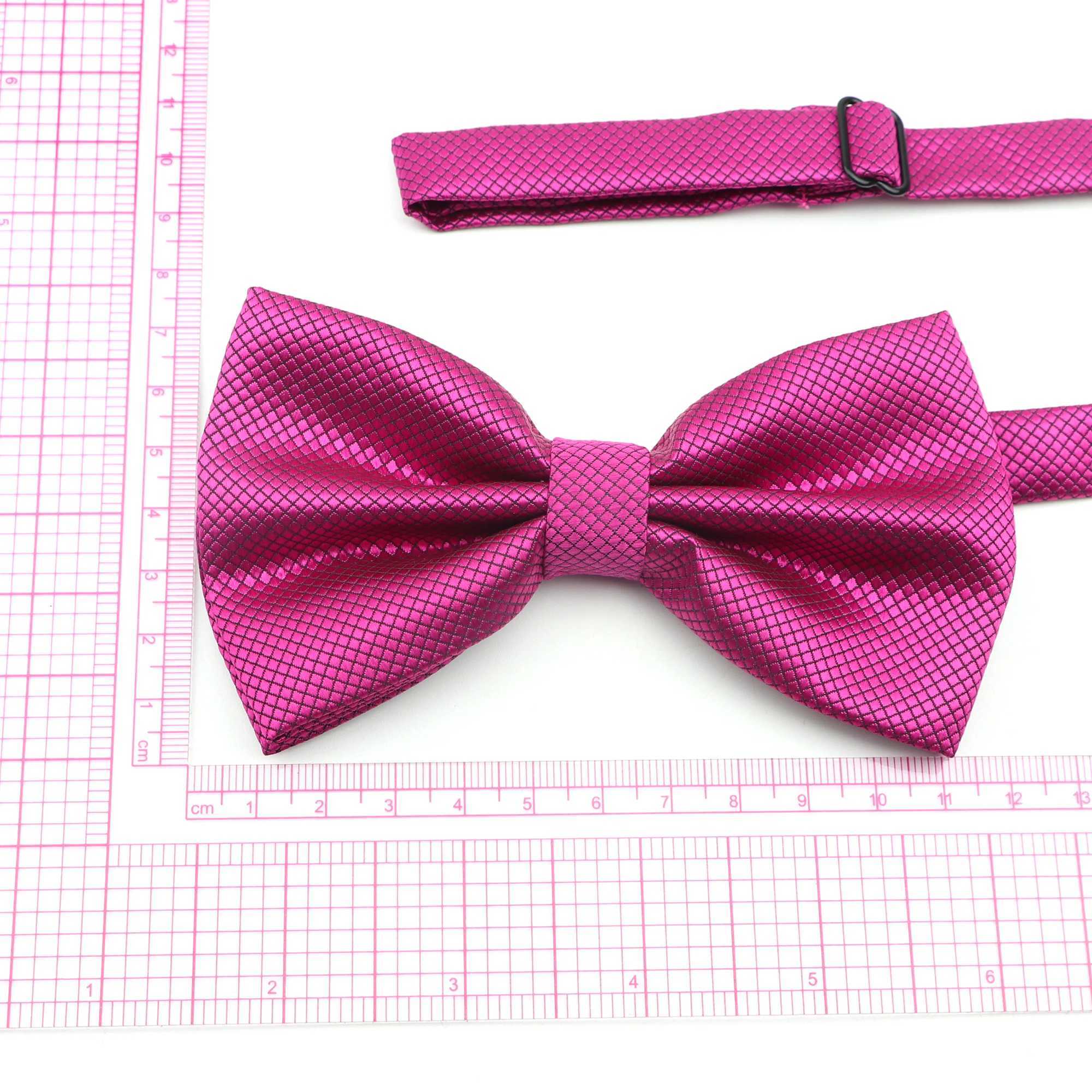 Mens solid color conical bow pocket square cufflinks set necklace bow handle cuffs party accessories Y240925