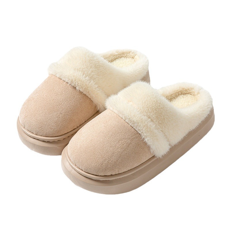 Unisex Thermal Household Slippers Made of Breathable Cotton Ideal Footwear for Cold Seasons