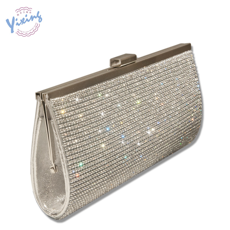 Europe and the United States new annual dinner bag banquet socialite holding a bag evening dress with a small diamond bag