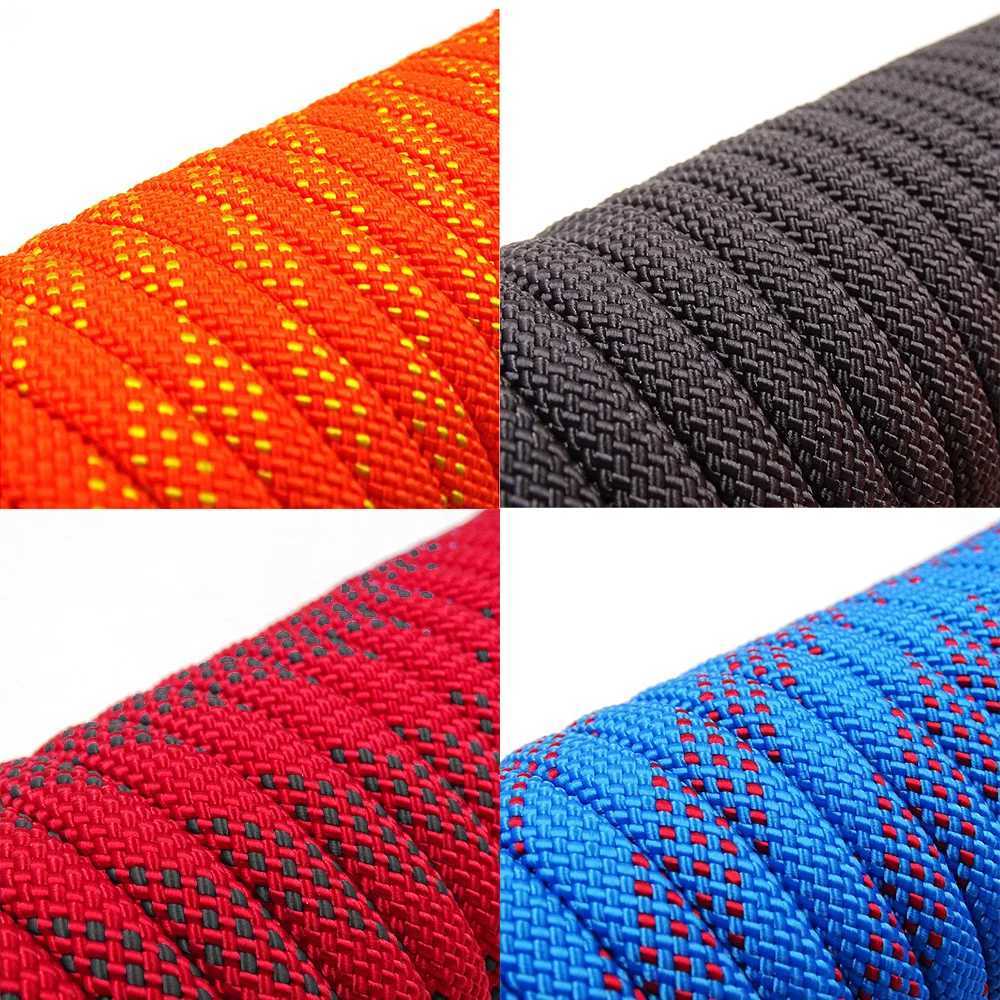 12mm Climbing Rope Outdoor Static Rope Tree Rock Equipment Mountain Emergency Survival Safety Tool Escape Gear Car Rescue CL240926