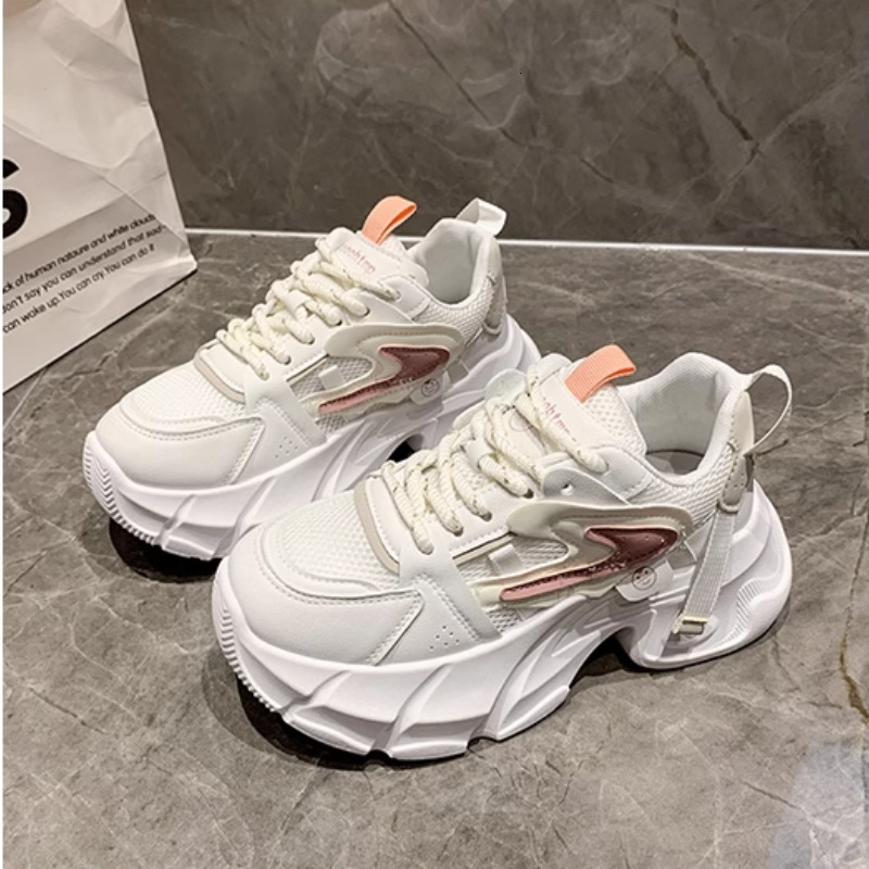 Ddmybear Small, Thick Soled, Height Increasing Shoes, Women Spring New Item, Versatile, Eye-Catching, Small, Lightweight, Push Caual Chinese Brand Sho