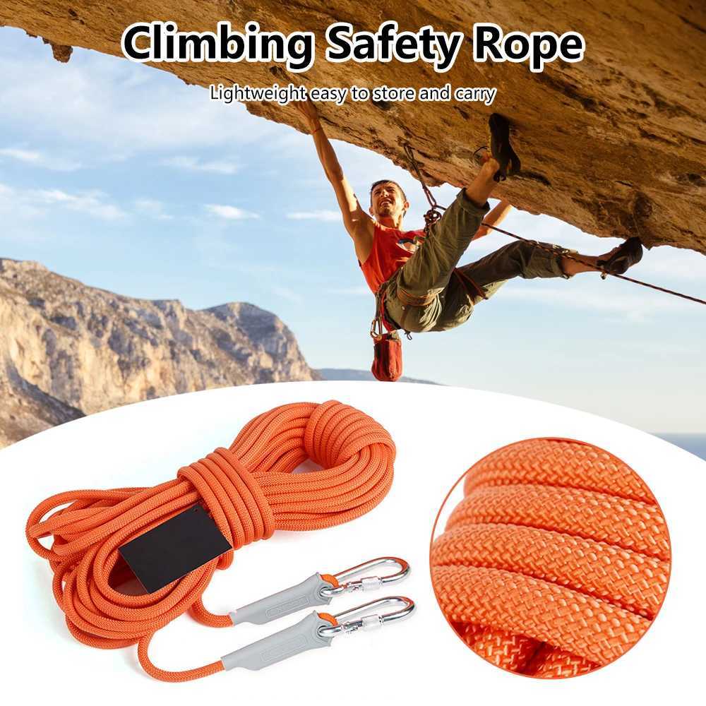 10mm Climbing Rope 20M/30M Outdoor Static Climbing Rope Fire Rescue Safety Escape Climbing Emergency Rope CL240926