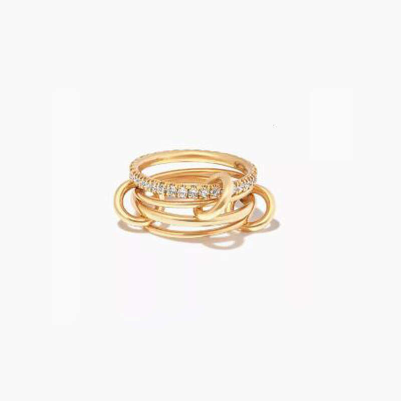 Designer ring Halley Gemini Band Rings Spinelli Kilcol brand New Industrial wind jewelry gold multiple ring womens gift