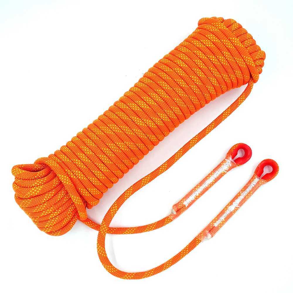 High strength 8mm climbing rope static outdoor survival fire safety rope climbing rope climbing accessories equipment CL240926