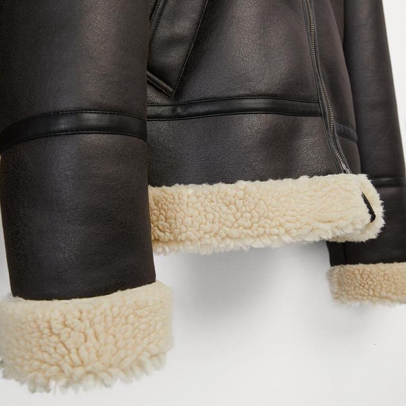 Winter Warm Lapel Suede Lambskin 2023 New Retro Fur One Zipper Jacket For Men