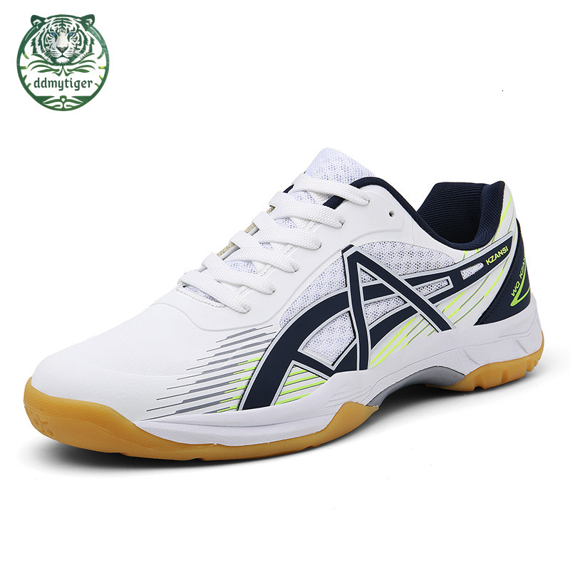 ddmytiger 2024 couple's table tennis volleyball badminton shoes, durable cowhide sole, male and female student sports shoes A ddmythur