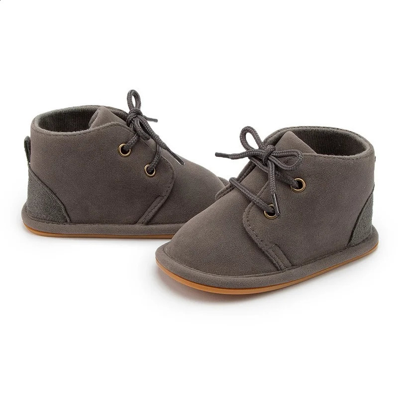 KIDSUN baby shoes for boys classic cotton anti slip soft sole rubber toddlers girls boots crib first step walker 3 colors 240925